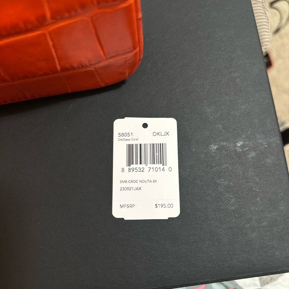 Coach Nolita 24 croc embossed purse - Picture 4 of 4